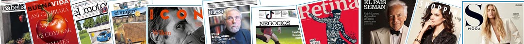 Portadas de revistas y suplementos del El País